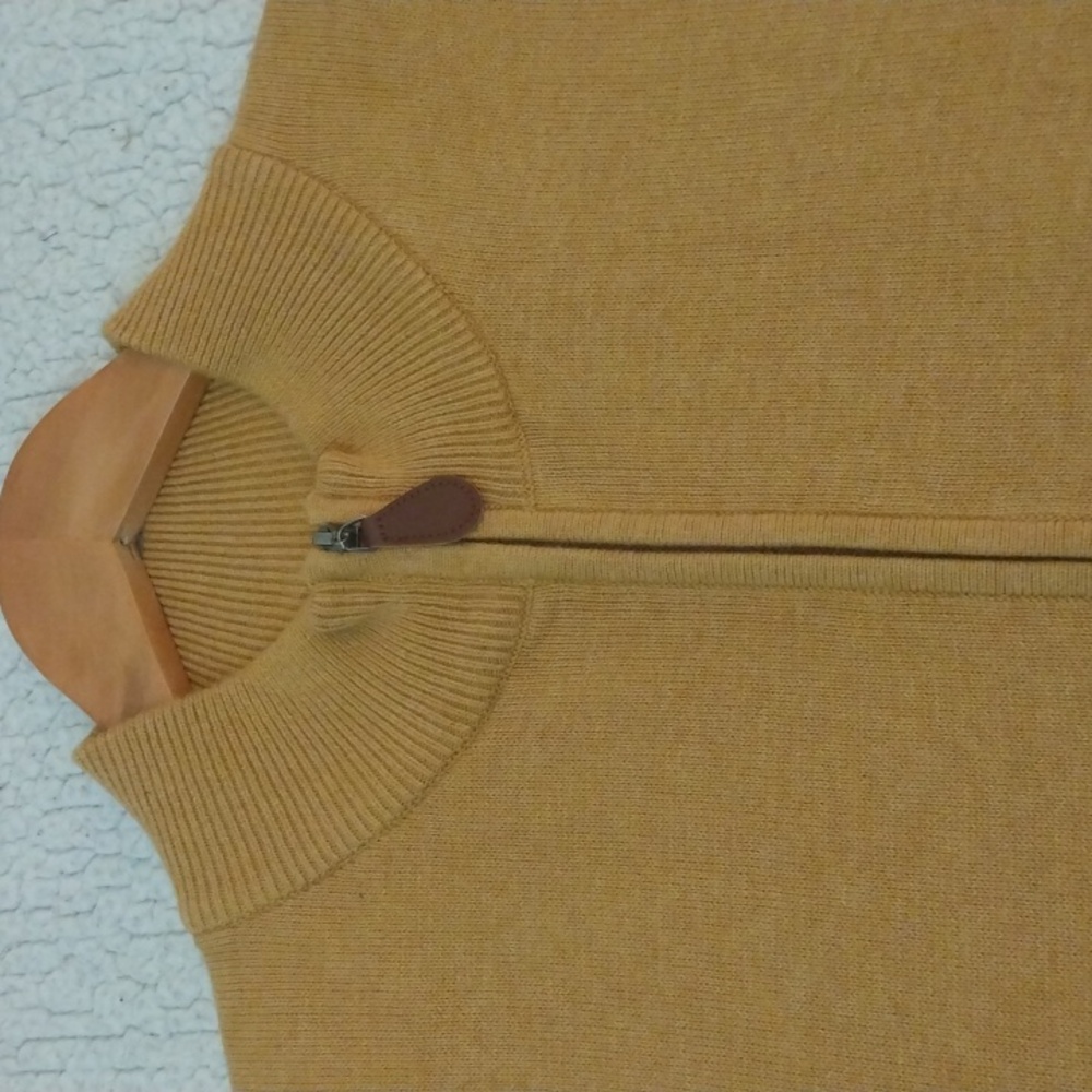 Walter Hagen XL Golden Tan Cotton Golf Sweater Vest